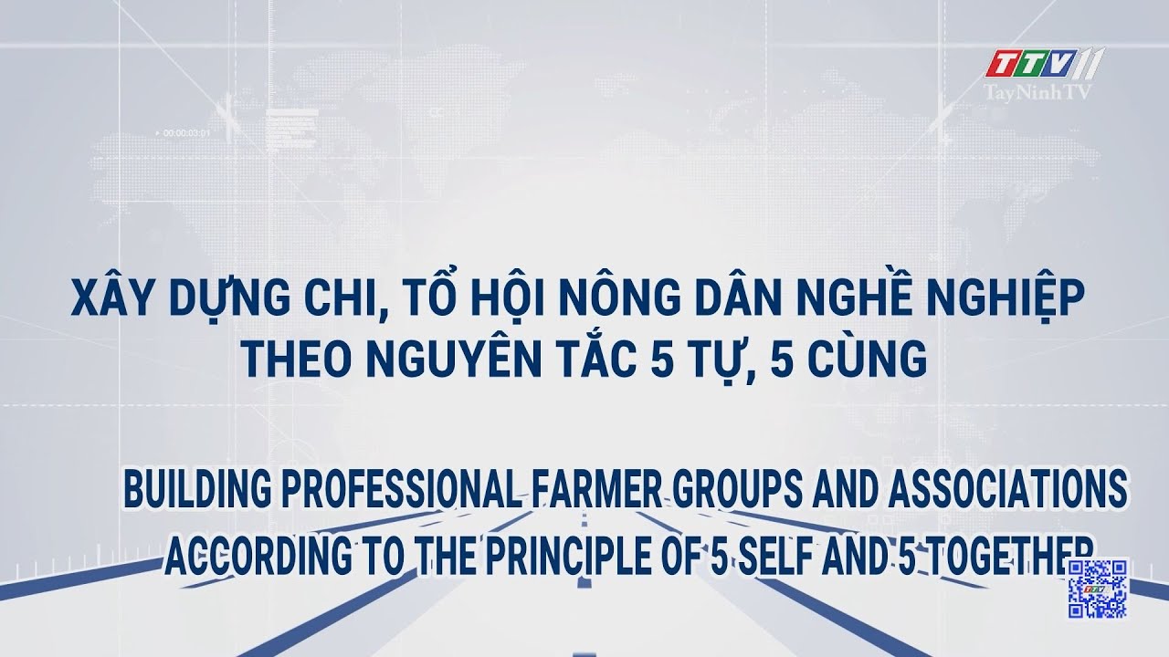 Xây dựng chi, tổ hội nông dân nghề nghiệp theo nguyên tắc 5 tự, 5 cùng | TRUYỀN THÔNG CHÍNH SÁCH | TayNinhTVToday